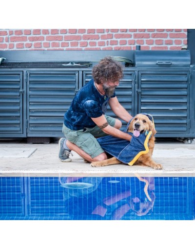 VAVEY Kedi/Köpek Kurulama Havlusu Süper Su Emici Tüm Irk Köpekler Ve Kediler Için Çiş Alezi hediyeli