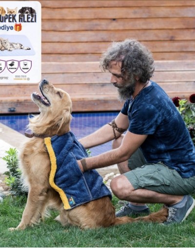 VAVEY Kedi/Köpek Kurulama Havlusu Süper Su Emici Tüm Irk Köpekler Ve Kediler Için Çiş Alezi hediyeli
