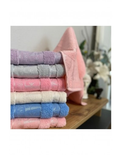 VAVEY Bambu Desen Microcotton El Yüz Havlusu 50*90 6 Renk