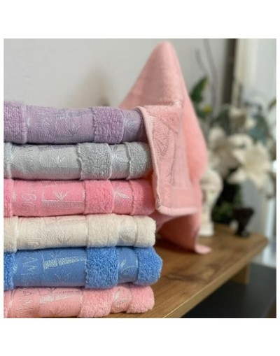 VAVEY Bambu Desen Microcotton El Yüz Havlusu 50*90 6 Renk